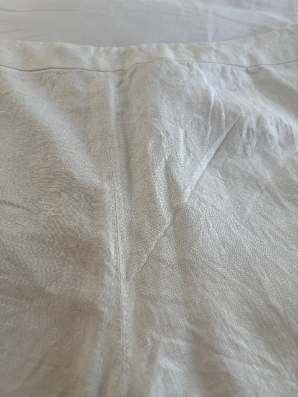 Marina Rinaldi Cream Linen Capris - Picture 4 of 4